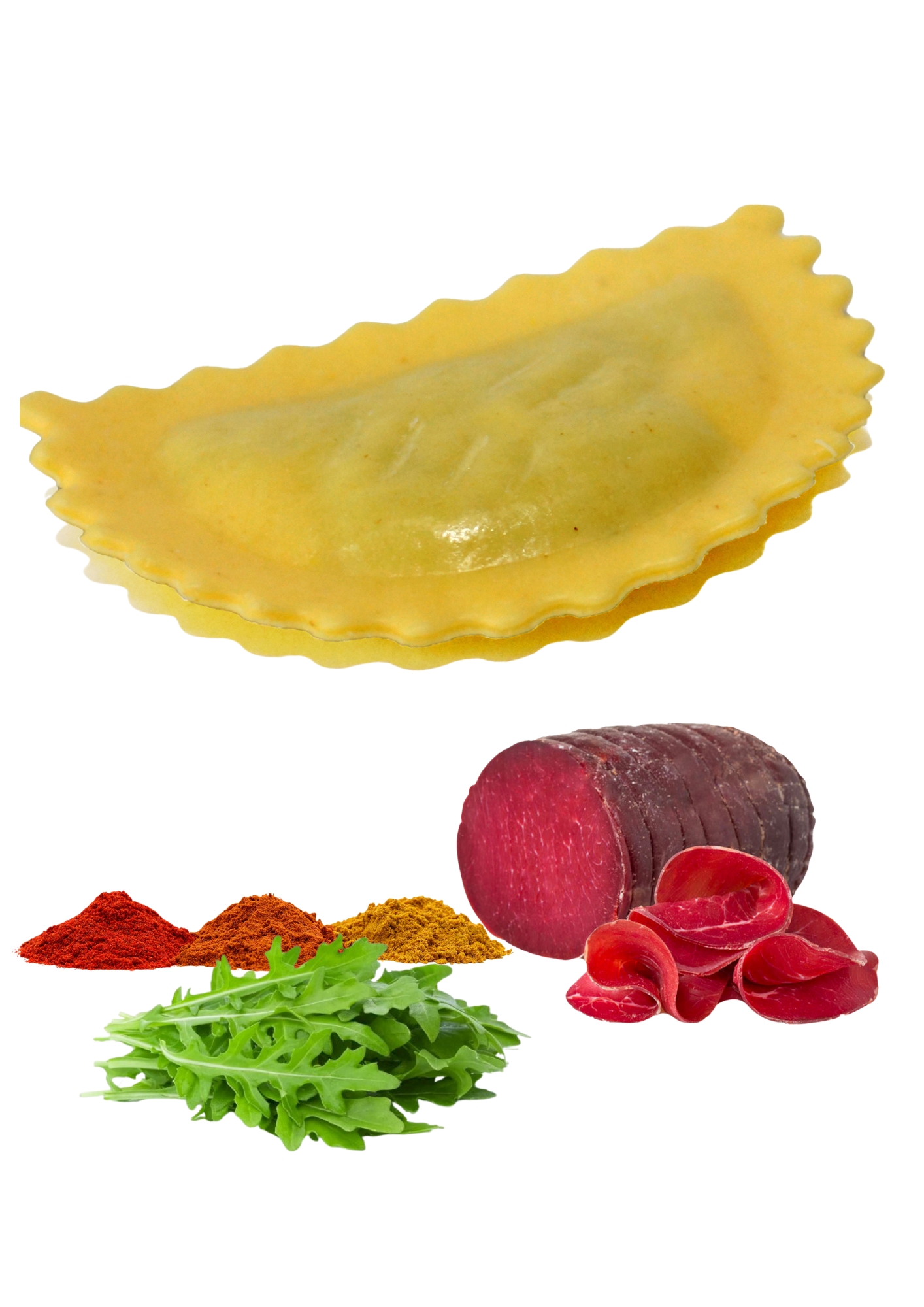 MEZZALUNA ROQUETTE BRESAOLA SV